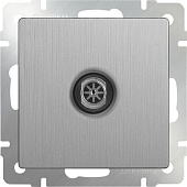 Купить Розетка Werkel WL09-TV-ivory телевизионная одноместный оконечной cеребряный рифленый по низкой цене