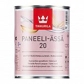 Купить Лак Tikkurila Paneelli-Assa 20 для стен и потолков полуматовый 0,9 л по низкой цене