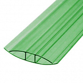 Купить Профиль Юг-Ойл-Пласт для поликарбоната соединительный неразъемный 10 мм зеленый по низкой цене