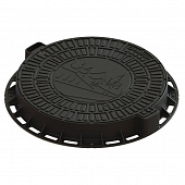 Купить Люк Standartpark Домик Л-60.80.10-ПП-Ф8 садовый пластиковый черный по низкой цене