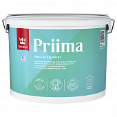 Купить Краска интерьерная акриловая TIKKURILA Priima база AK белая 9 л по низкой цене