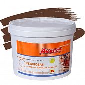 Купить Краска Аквест-25 резиновая для крыш и фасадов шоколадная 1,2 кг по низкой цене