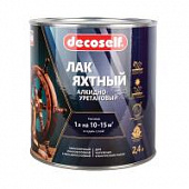 Купить Лак Pufas Decoself яхтный полуматовый, 2,4 л по низкой цене
