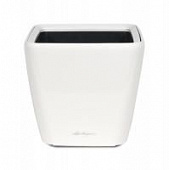 Купить Кашпо Lechuza Quadro LS Complete white high gloss 28x28x26 см по низкой цене