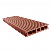 Купить Доска Eurodeck Даббл Терракот террасная 3000х139х27 мм по низкой цене