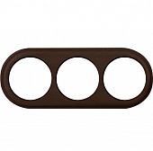 Купить Рамка Werkel Legend WL15-frame-03 Венге трехместная по низкой цене