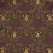 Купить Ткань Galleria Arben Art Nouveau TIFFANY BURGUNDY по низкой цене