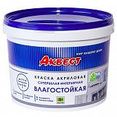 Купить Краска Аквест-4+ Мастер для стен и потолков супербелая 14 кг по низкой цене