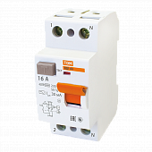 Купить Устройство защитного отключения TDM electric, ВД1-63 16 А 30 мА 2П (1P+N) по низкой цене