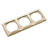 Купить Рамка Schneider Electric Дуэт WDE000204 бежевая четырехместная по низкой цене