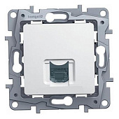 Купить Розетка Legrand Etika 672240 RJ11 телефонная проходной одноместный белый по низкой цене