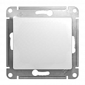 Купить Выключатель перекрестный одноклавишный Schneider Electric Глосса без рамки белый по низкой цене