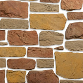 Купить Искусственный камень KR Professional Альпийская деревня 08670 оранжево-красный по низкой цене