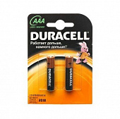 Купить Батарейка Duracell Basic AAA LR03 Bl-2 алкалиновая 2 шт по низкой цене