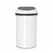 Купить Бак Brabantia Touch Bin New мусорный, белый, 60 л по низкой цене