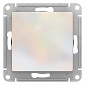 Купить Выключатель проходной одноклавишный Schneider Electric Атлас Дизайн без рамки жемчуг по низкой цене