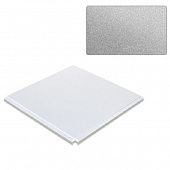 Купить Потолок кассетный Cesal Profi Line T-24 Металлик серебристый 3313 595х595 мм по низкой цене