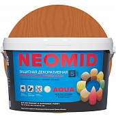 Купить Пропитка Neomid Bio Color Aqua для древесины Кедр 9 л по низкой цене