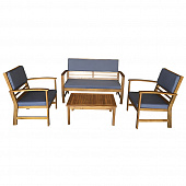 Купить Садовая мебель Софасет 4 предмета с подушками по низкой цене