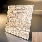 Купить Стеновая 3D панель Relieffo Car (Ясень) Д043Я 600х600х30 мм по низкой цене