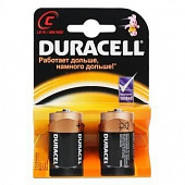 Купить Батарейка Duracell Basic С LR14 Bl-2 алкалиновая 2 шт по низкой цене