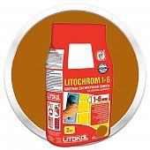 Купить Затирка Litokol Litochrom 1-6 C90 красно-коричневая цементная для швов 2 кг по низкой цене