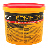Купить Герметик VGT акриловый для монтажных швов белый 7 кг по низкой цене