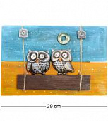 Купить KK-503 Панно КоКо Шамель "Совы на качелях" шамот по низкой цене
