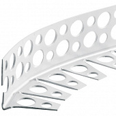 Купить Профиль Албес PL ПВХ арочный перфорированный 25х25х3000 мм по низкой цене