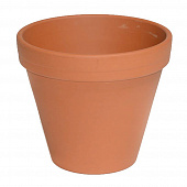 Купить Горшок для цветов простой d7 см терракотовый по низкой цене