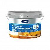 Купить Краска ТЕКС Профи А для ванных комнат и кухонь в/д 1,8 л по низкой цене