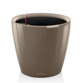 Купить Кашпо Lechuza Classico LS Complete taupe high gloss 43x40 см по низкой цене