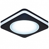 Купить Светильник Gauss Backlight BL109 черный Gu5.3 5W Led 4000K встраиваемый по низкой цене