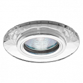 Купить Светильник Italmac Bohemia LED 51 7 70 MR16 с подсветкой прозрачный 50 Вт точечный встраиваемый по низкой цене