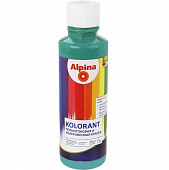 Купить Колер-краска Alpina Kolorant Grun зеленая 0,5 л по низкой цене