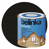 Купить Пропитка Belinka Exterier № 75 для древесины Магически-черный 0,75 л по низкой цене