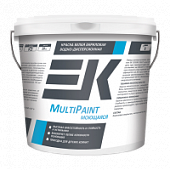 Купить Краска ЕК MultiPaint белая акриловая водно-дисперсионная моющаяся 14 кг по низкой цене