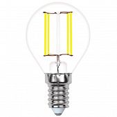 Купить Лампа Uniel Multibright LED-G45-5W/E14 прозрачная 3000K светодиодная по низкой цене