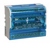 Купить Шина на DIN-рейку в корпусе (кросс-модуль) ШНК 4х11 3L+PEN IEK YND10-4-11-125 по низкой цене
