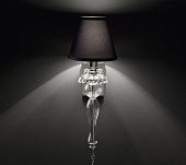 Купить Бра Italamp 348 / 349 349/AP1 /AP1 TRANSP. / NK / SW ELEMENTS / BLACK SHADES по низкой цене