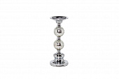 Купить Подсвечник Garda Decor 22-86642S Д11 В26 никелированный по низкой цене