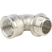 Купить Угольник Stout с упором SFT-0016-000034 3/4 дюйма никелированный с внутренней и наружной резьбой по низкой цене