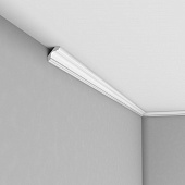 Потолочный плинтус из пенопласта, пвх, полиуретана, пенополистирола и дюрополимера.