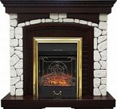 Купить Каминокомплект Royal Flame Glasgow Fobos FXM Black, темный дуб по низкой цене