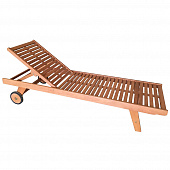 Купить Шезлонг 197x67х33/85 см из эвкалипта по низкой цене