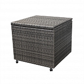 Купить Ящик для подушек 75х75х68 см серый по низкой цене