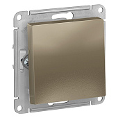 Купить Выключатель Schneider Electric AtlasDesign ATN000511 одноклавишный шампань по низкой цене