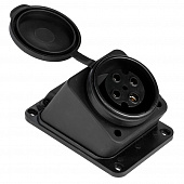 Купить Розетка силовая EKF PROxima настенная IP44 3Р+РЕ каучук 32 А 380 В по низкой цене