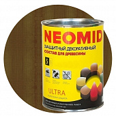 Купить Пропитка Neomid Bio Color Ultra для древесины Дуб 0,9 л по низкой цене