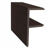 Купить F-профиль Savewood черный 4000х65х30 мм по низкой цене
